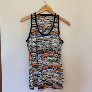 Tribal print top